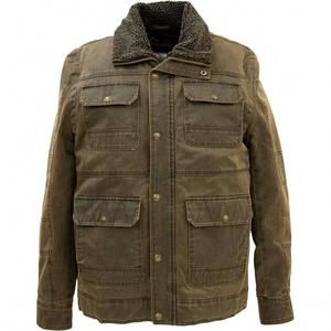 NEW CRIPPLE CREEK men's concealed coat in antique chocolate